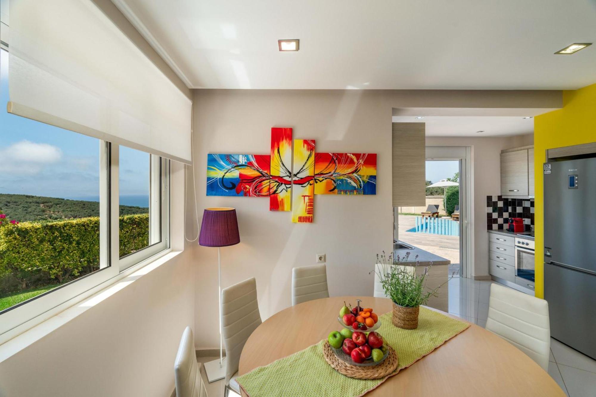 Villa Ariella With Sea View Agia Marina Buitenkant foto