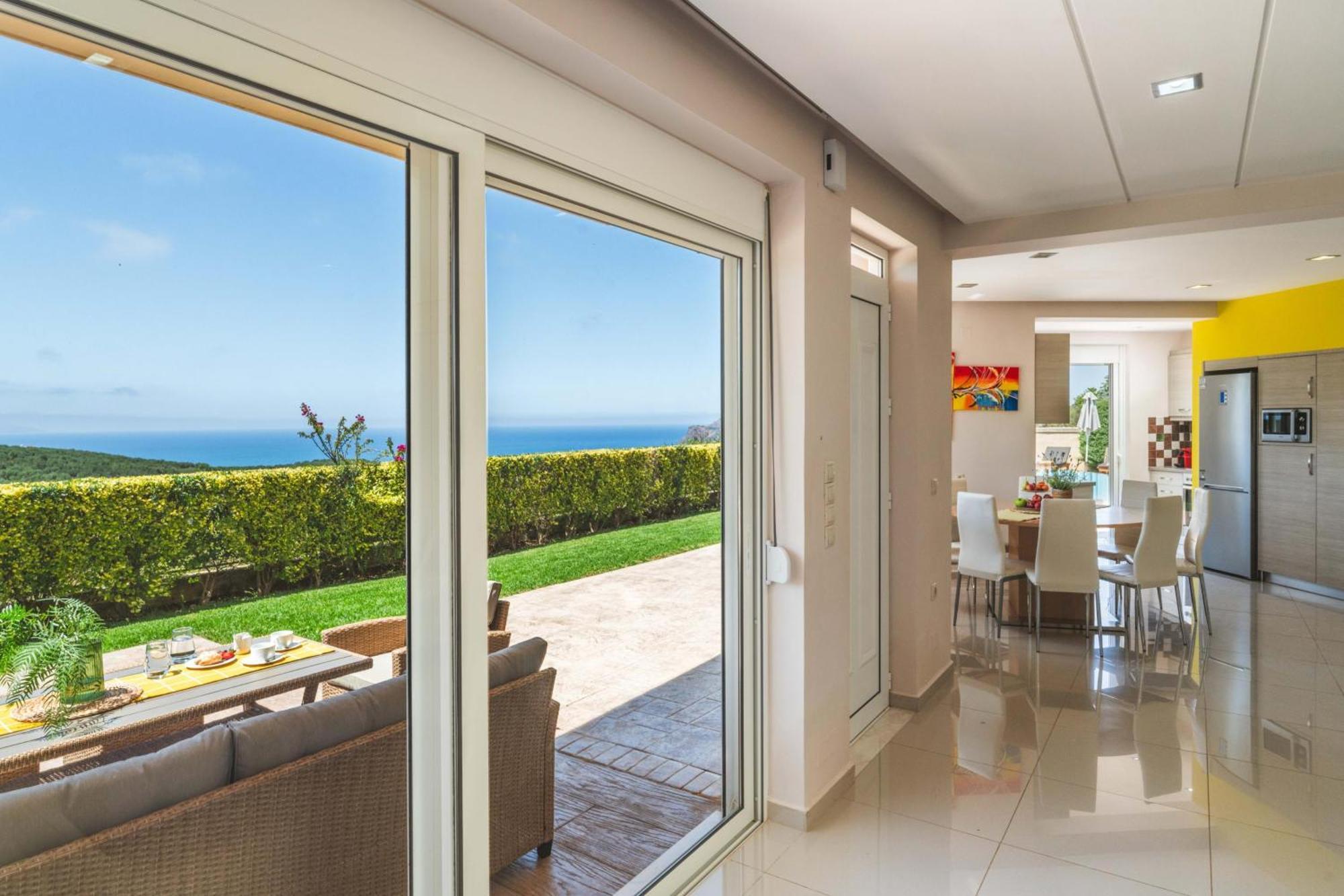Villa Ariella With Sea View Agia Marina Buitenkant foto