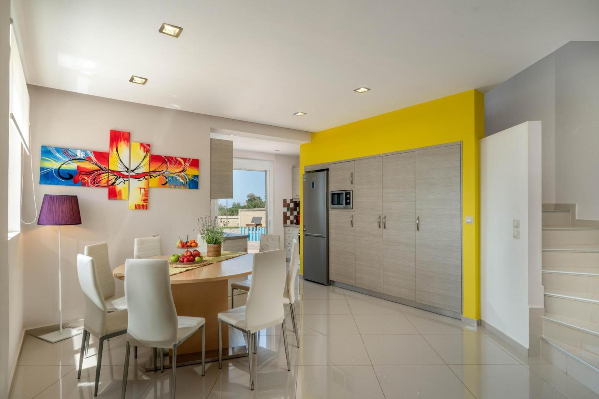 Villa Ariella With Sea View Agia Marina Buitenkant foto