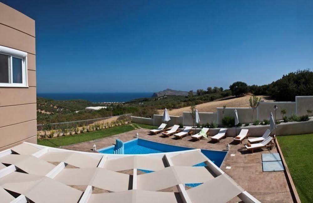 Villa Ariella With Sea View Agia Marina Buitenkant foto